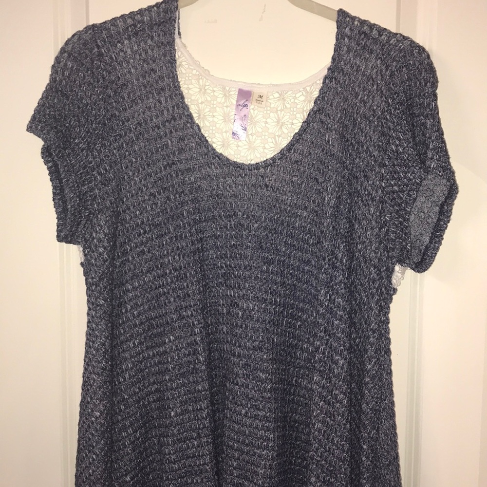 Blue cute/casual top